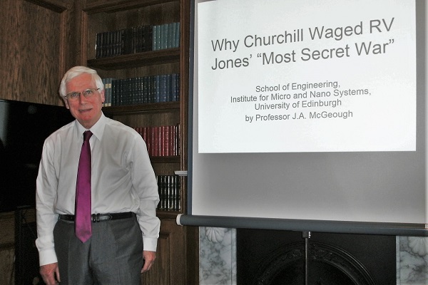 14th Nov 2018 – R.V. Jones’ Most Secret War – Prof. Joe McGeough