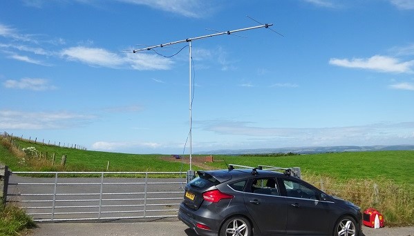 19th July 2020 – GM4DIJ/P in RSGB 70MHz Trophy Contest from nr Stranraer in Galloway.